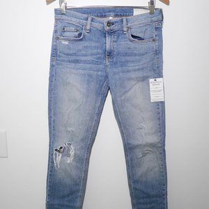 Rag & Bone DRE Raw Hem in June Destroyed